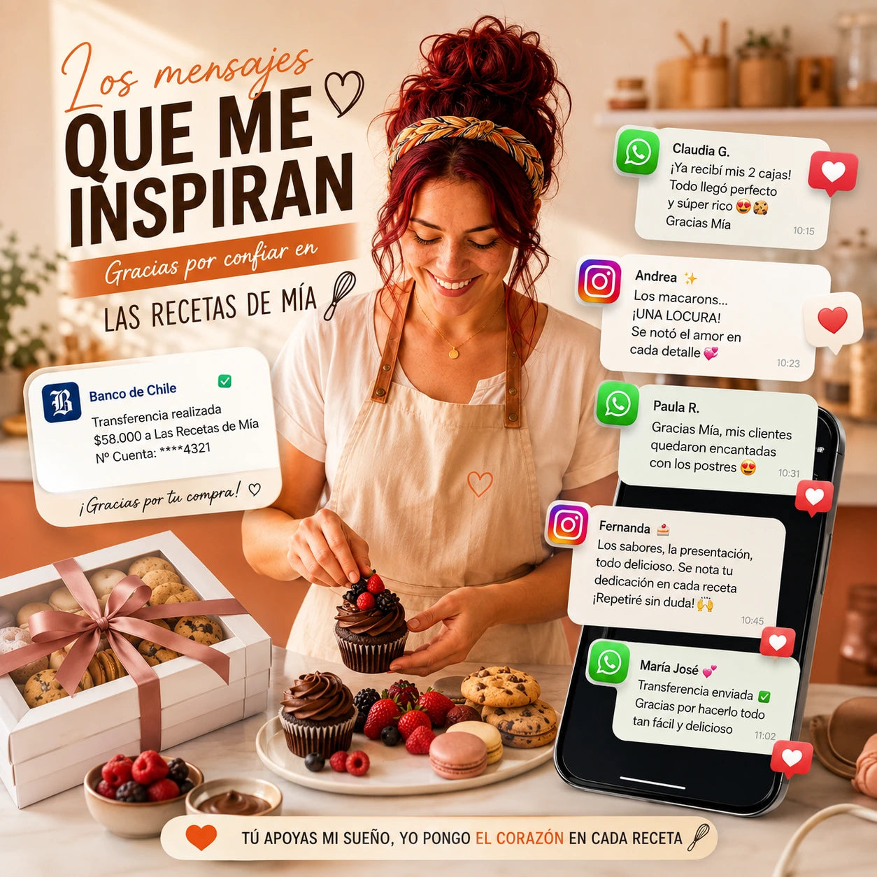 MÉTODO MÍA · EMPRENDE CON MINI POSTRES